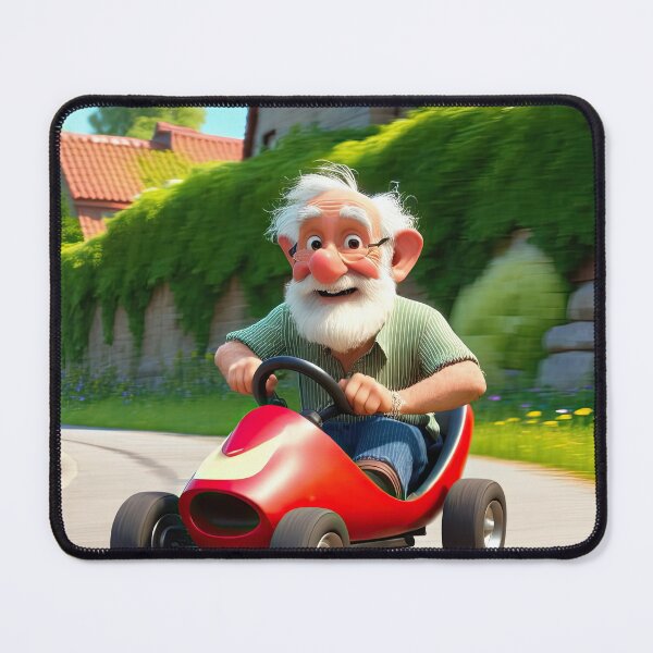 Item preview, Old Man riding a go-cart designed and sold by Colin Bentham.