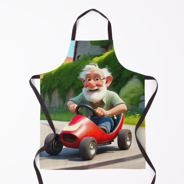 Item preview, Old Man riding a go-cart designed and sold by Colin Bentham.