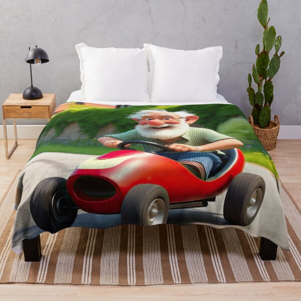 Item preview, Old Man riding a go-cart designed and sold by Colin Bentham.