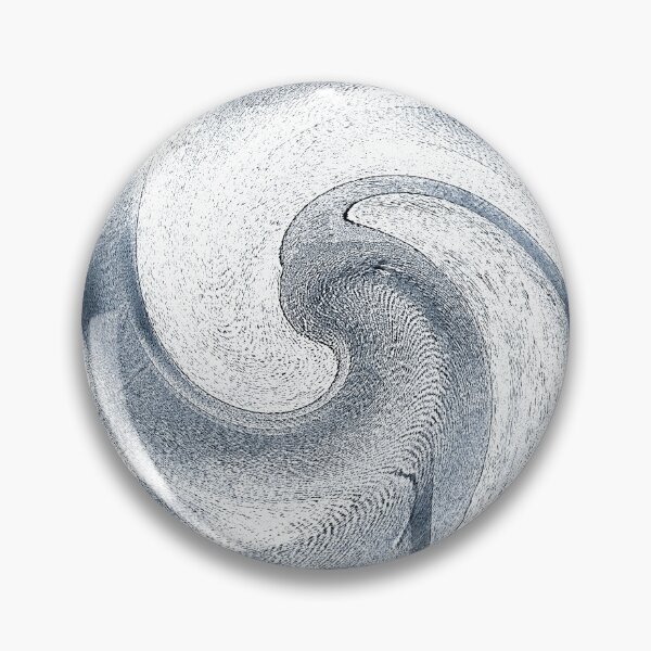 Item preview, Ocean Wave Spiral Pattern in Gray designed and sold by Artistestella.