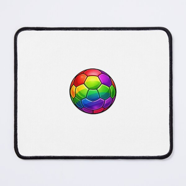 Item preview, Vibrant Rainbow Multicolor Energy Soccer Ball designed and sold by Trionda_Shop.