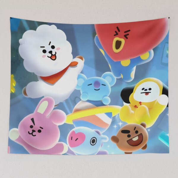 Item preview, Magical Dream Fantasy Cartoon Squad - Kawaii Floating Stars Aesthetic Sticker designed and sold by Billy Morfo™.