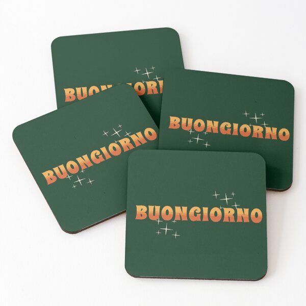 Item preview, Buongiorno Retro Italian for Good Morning designed and sold by glowvim.