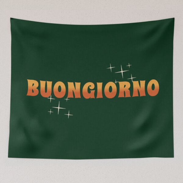 Item preview, Buongiorno Retro Italian for Good Morning designed and sold by glowvim.