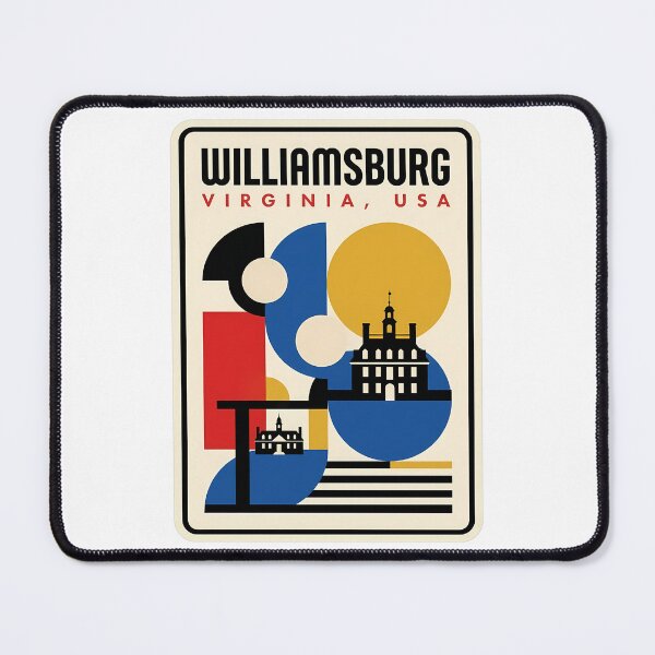 Item preview, Williamsburg Virginia Mid Century Modern Geometric Travel designed and sold by k3rstman1.