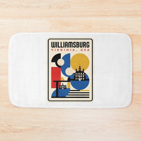 Item preview, Williamsburg Virginia Mid Century Modern Geometric Travel designed and sold by k3rstman1.