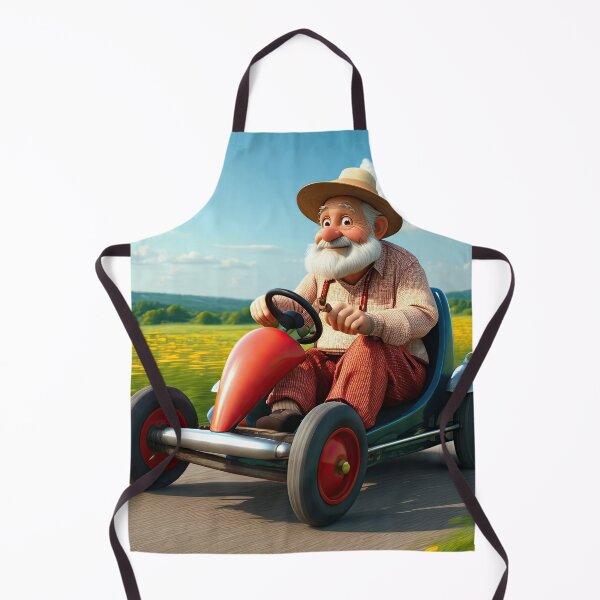Item preview, Old Man riding a go-cart designed and sold by Colin Bentham.