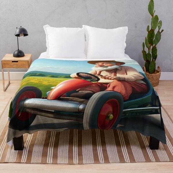 Item preview, Old Man riding a go-cart designed and sold by Colin Bentham.