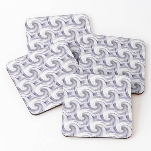 Item preview, Ocean Wave Spiral Pattern in Purple designed and sold by Artistestella.