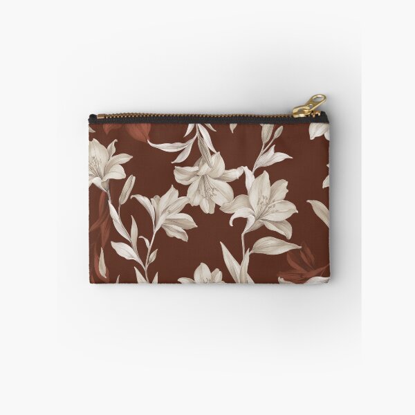Item preview, Cream Lily Pattern designed and sold by imaniko.