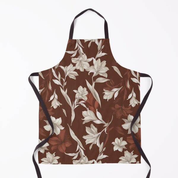 Item preview, Cream Lily Pattern designed and sold by imaniko.
