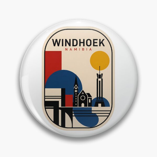 Item preview, Vintage Windhoek Namibia Skyline Travel Minimalist designed and sold by k3rstman1.