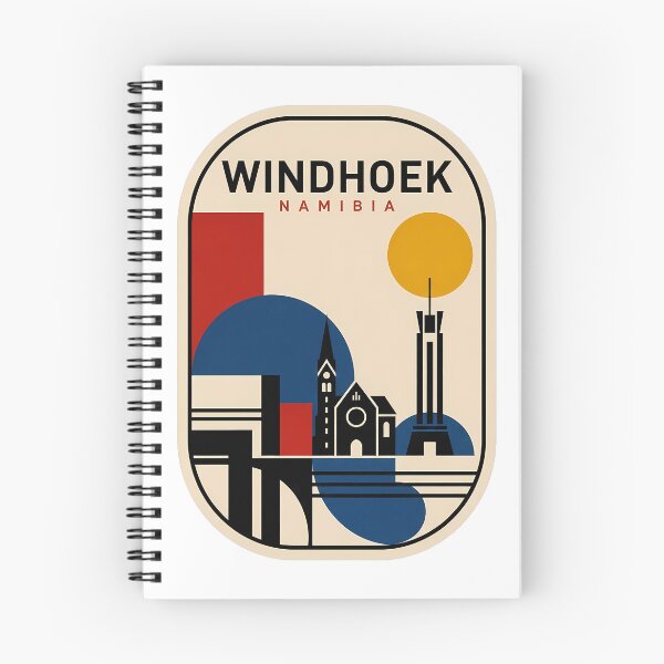 Item preview, Vintage Windhoek Namibia Skyline Travel Minimalist designed and sold by k3rstman1.
