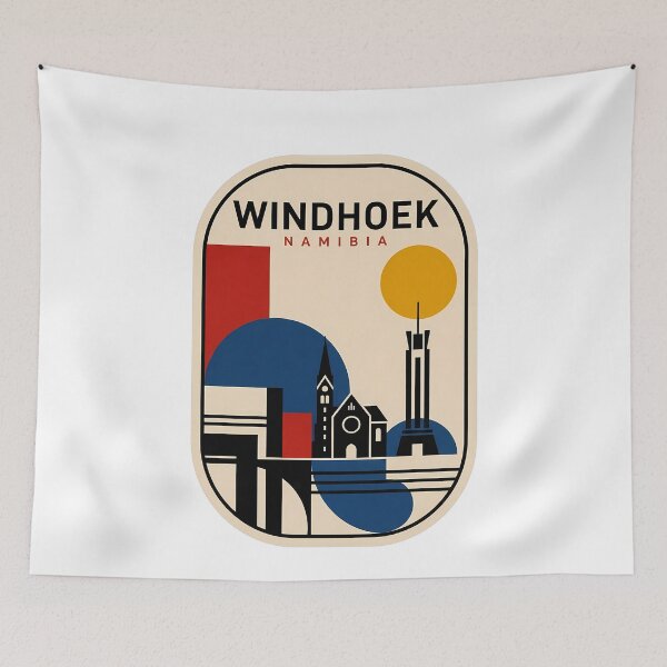 Item preview, Vintage Windhoek Namibia Skyline Travel Minimalist designed and sold by k3rstman1.