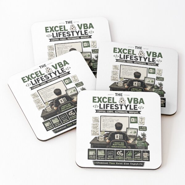 Item preview, Excel & VBA </> Lifestyle </> | Power Query & Excel Analyst Shirt designed and sold by Cavalier-org.
