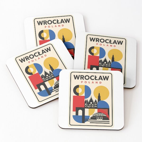 Item preview, Wroclaw Poland Retro Bauhaus Geometric Architecture designed and sold by k3rstman1.