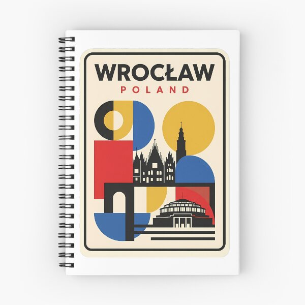 Item preview, Wroclaw Poland Retro Bauhaus Geometric Architecture designed and sold by k3rstman1.