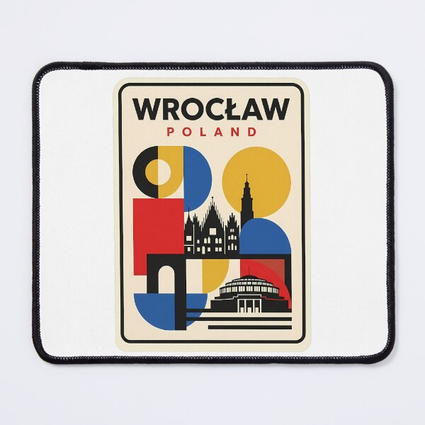 Item preview, Wroclaw Poland Retro Bauhaus Geometric Architecture designed and sold by k3rstman1.