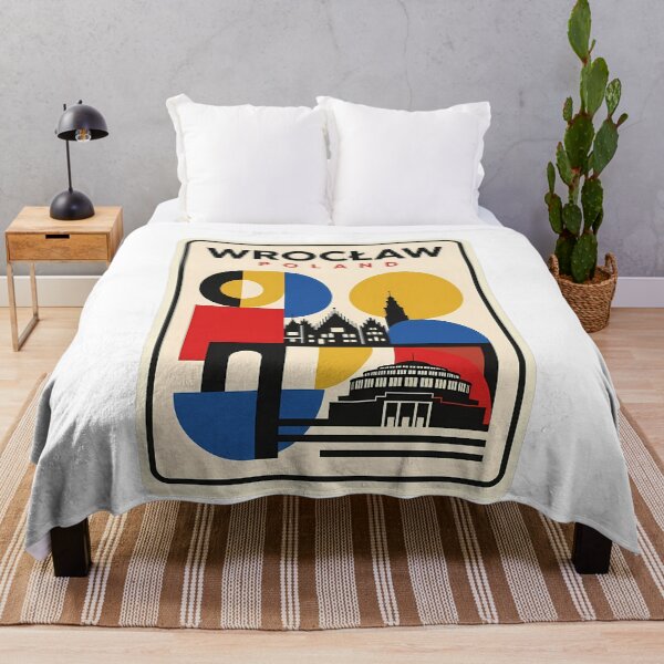 Item preview, Wroclaw Poland Retro Bauhaus Geometric Architecture designed and sold by k3rstman1.