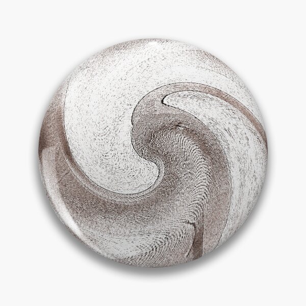 Item preview, Ocean Wave Spiral Pattern in Brown designed and sold by Artistestella.