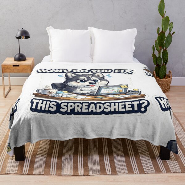 Item preview, Howl Do You Fix This Spreadsheet designed and sold by BagFactoryUK.