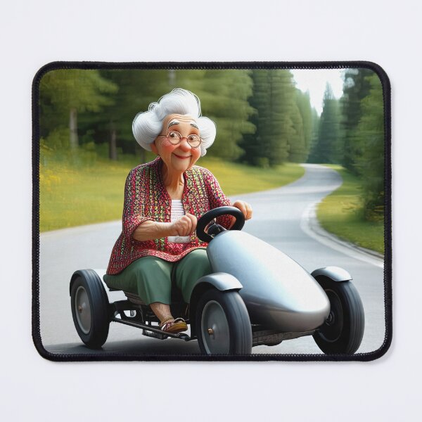 Item preview, Old Woman riding a go-cart designed and sold by Colin Bentham.