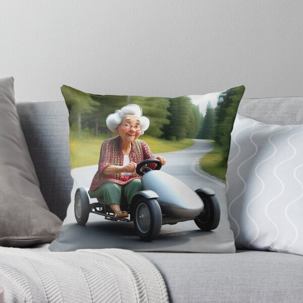 Item preview, Old Woman riding a go-cart designed and sold by Colin Bentham.