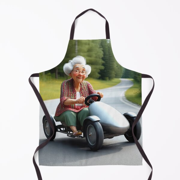 Item preview, Old Woman riding a go-cart designed and sold by Colin Bentham.