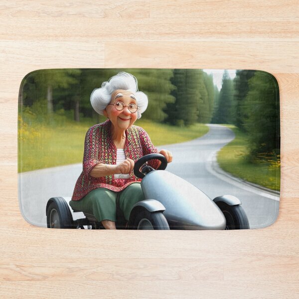 Item preview, Old Woman riding a go-cart designed and sold by Colin Bentham.