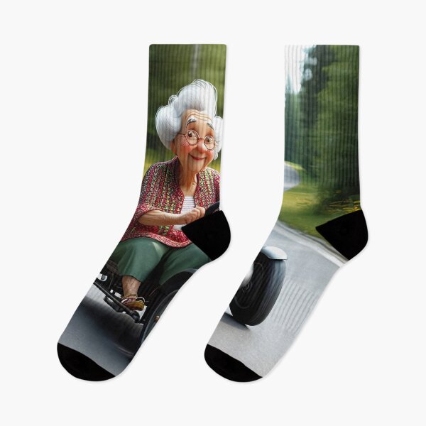 Item preview, Old Woman riding a go-cart designed and sold by Colin Bentham.