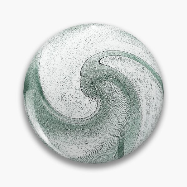 Item preview, Ocean Wave Spiral Pattern in Green designed and sold by Artistestella.