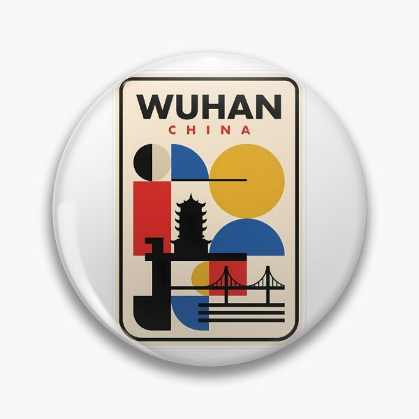 Item preview, Vintage Wuhan China Geometric Bauhaus Travel designed and sold by k3rstman1.