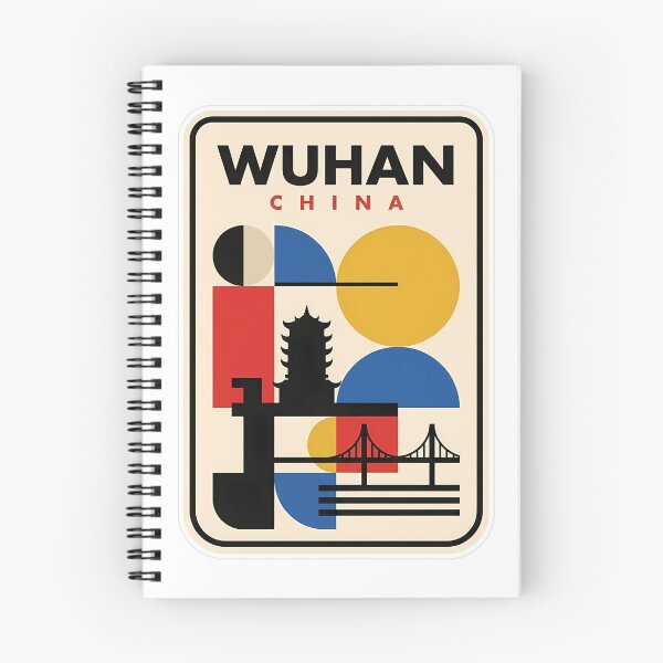 Item preview, Vintage Wuhan China Geometric Bauhaus Travel designed and sold by k3rstman1.