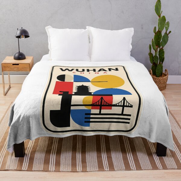 Item preview, Vintage Wuhan China Geometric Bauhaus Travel designed and sold by k3rstman1.