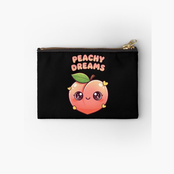 Item preview, Peachy Dreams Cute Kawaii Peach Art designed and sold by Canvas-Whispers.