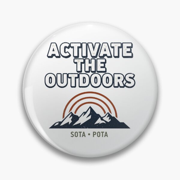Item preview, Activate the outdoors, SOTA, POTA designed and sold by Eva-Ste-Design.