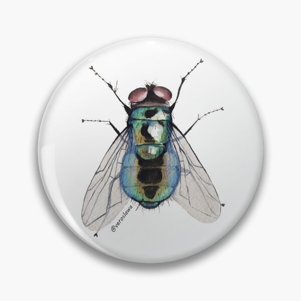 Item preview, common fly watercolor designed and sold by veroslawa.