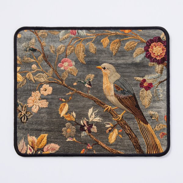 Item preview, Antique Floral Oriental Vernal Colors Birdy Carpet designed and sold by GrinGalore.