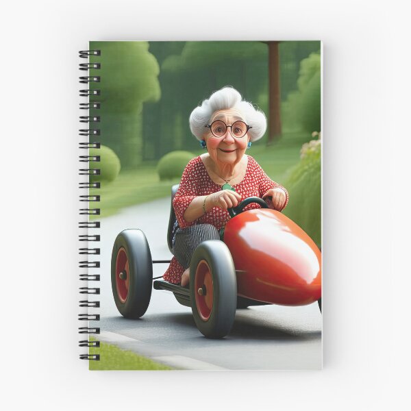 Item preview, Old Woman riding a go-cart designed and sold by Colin Bentham.