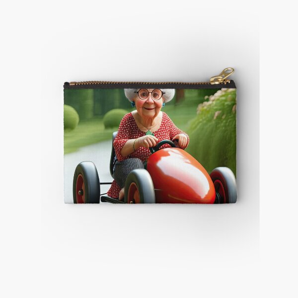 Item preview, Old Woman riding a go-cart designed and sold by Colin Bentham.