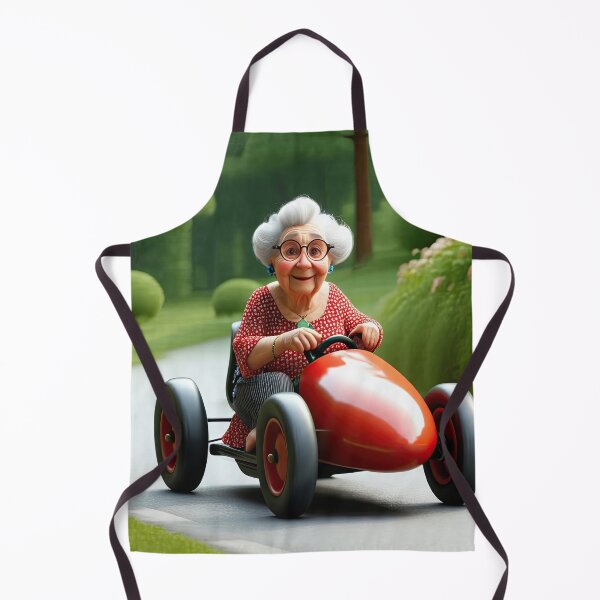 Item preview, Old Woman riding a go-cart designed and sold by Colin Bentham.