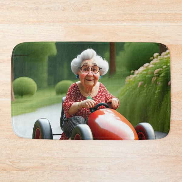 Item preview, Old Woman riding a go-cart designed and sold by Colin Bentham.