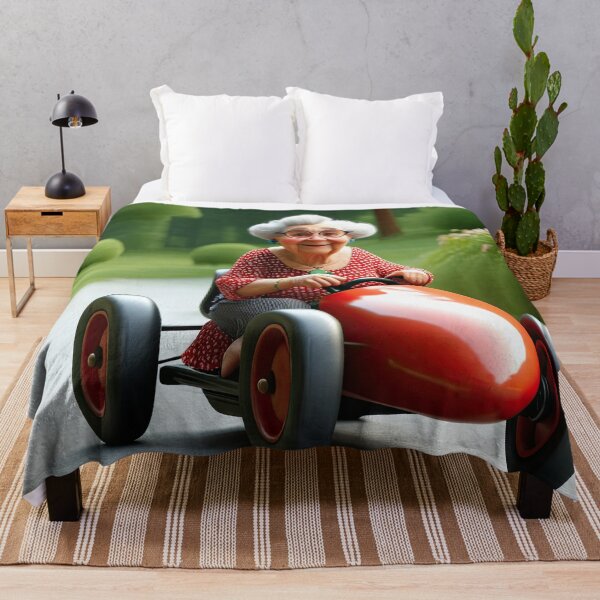 Item preview, Old Woman riding a go-cart designed and sold by Colin Bentham.