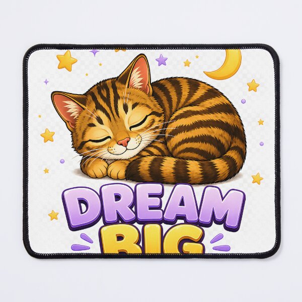 Item preview, Dream Big | Cute Sleeping Orange Tabby Kitten | Oyuki by Sammy & Oyuki designed and sold by Sammy and Oyuki.