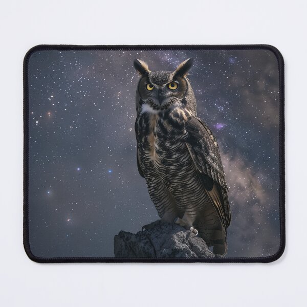 Item preview, Majestic Owl Beneath Stars designed and sold by QuantumDrift.