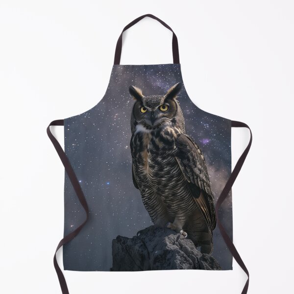 Item preview, Majestic Owl Beneath Stars designed and sold by QuantumDrift.