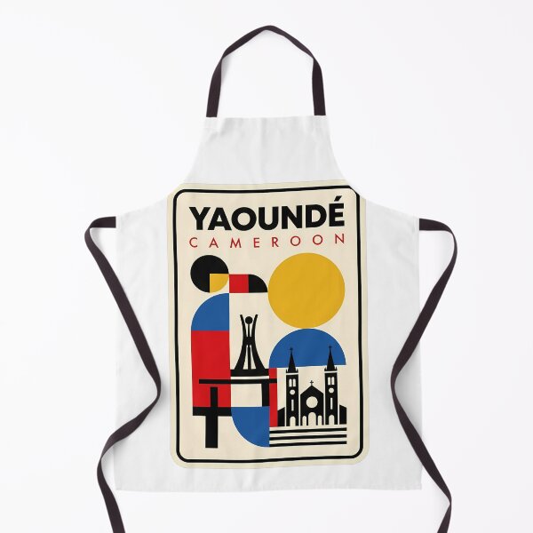 Item preview, Yaoundé Cameroon Geometric Minimalist Travel Landmark designed and sold by k3rstman1.