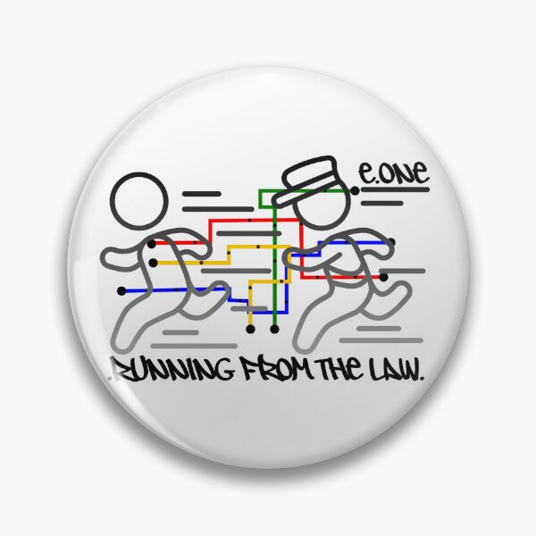 Item preview, Running From The Law — Graffiti Metro Chase designed and sold by ENDTOENDSTORE.
