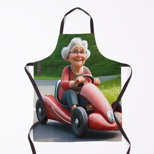 Item preview, Old Woman riding a go-cart designed and sold by Colin Bentham.