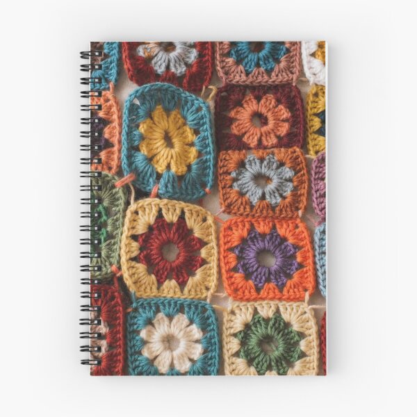 Item preview, Colorful Crochet Pattern Patchwork - Retro Knitting designed and sold by design-rebell.
